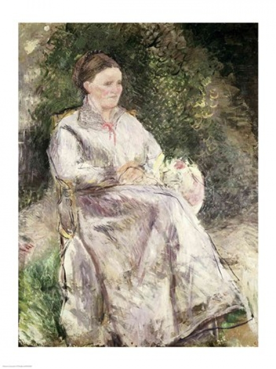 Picture of Posterazzi BALXIR239950 Portrait of Julie Velay Wife of The Artist C.1874 Poster Print by Camille Pissarro - 18 x 24 in.