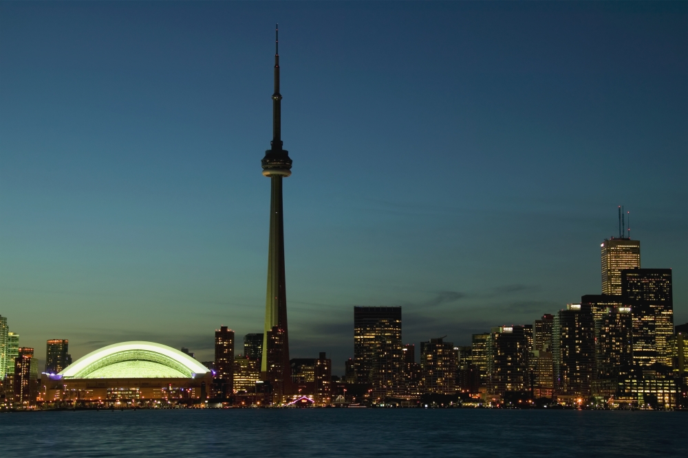 DPI1812474 Toronto Skyline Toronto Ontario Canada Poster Print by Alan Marsh, 19 x 12