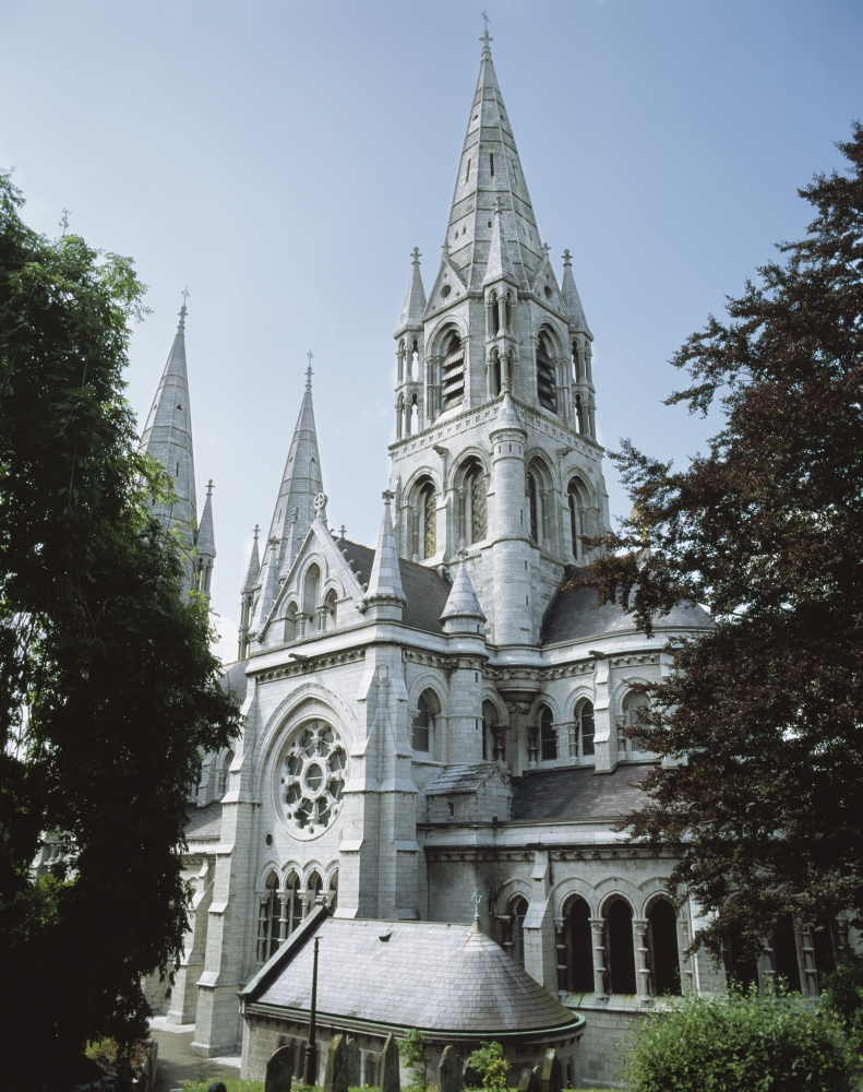 DPI1803299 Saint Finbarres Cathedral Cork City Co Cork Ireland Poster Print by The Irish Image Collection, 13 x 17
