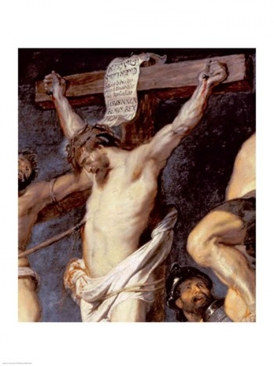 BALXIR249483LARGE Christ Between The Two Thieves 1620 Poster Print by Peter Paul Rubens - 24 x 36 in. - Large