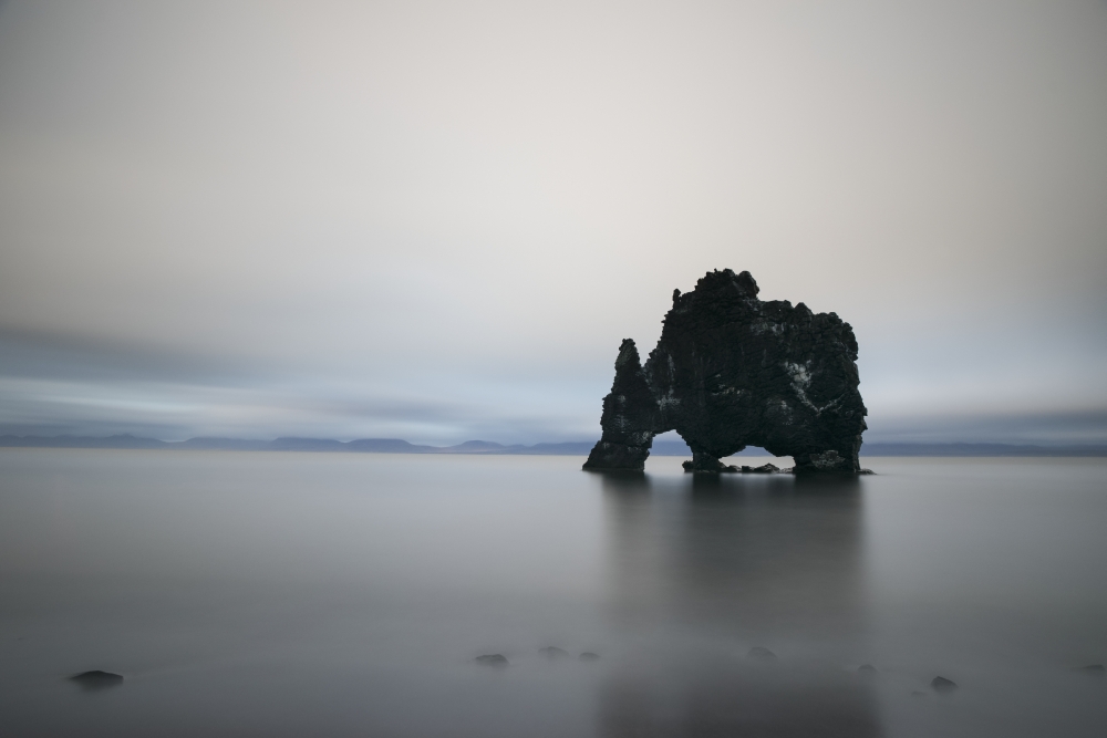 The Sea Stack Known As Hvitserkur in Northern Iceland - 38 x 24 - Large