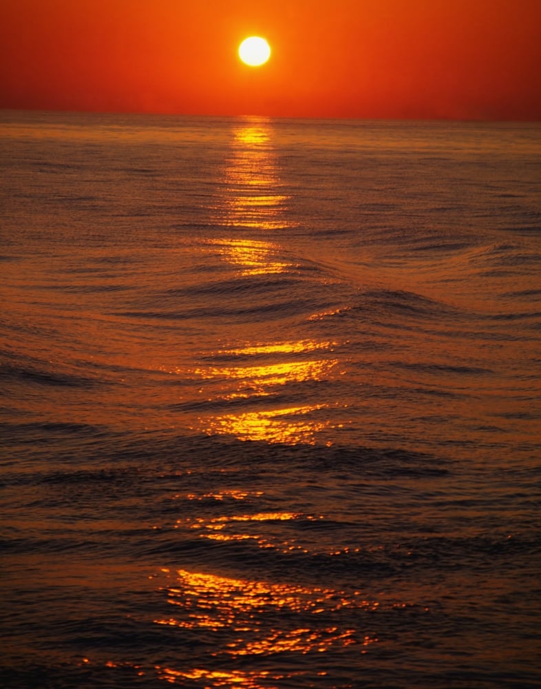 Sunset Over The Sea - Ireland Poster Print