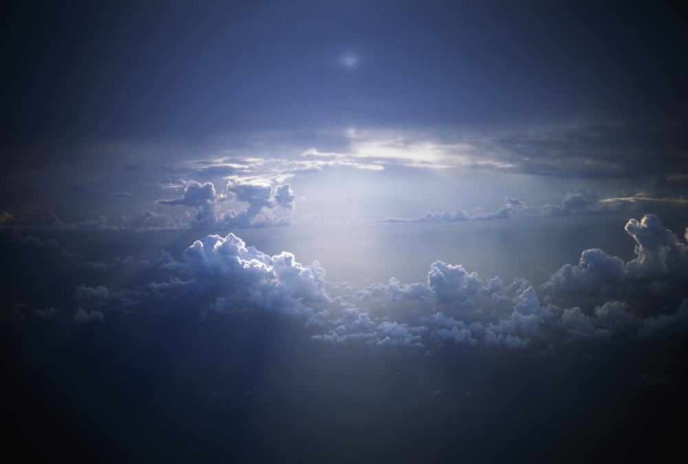 Clouds - Sunlight Breaking Through Clouds Poster Print by The Irish Image Collection - 36 x 24 - Large