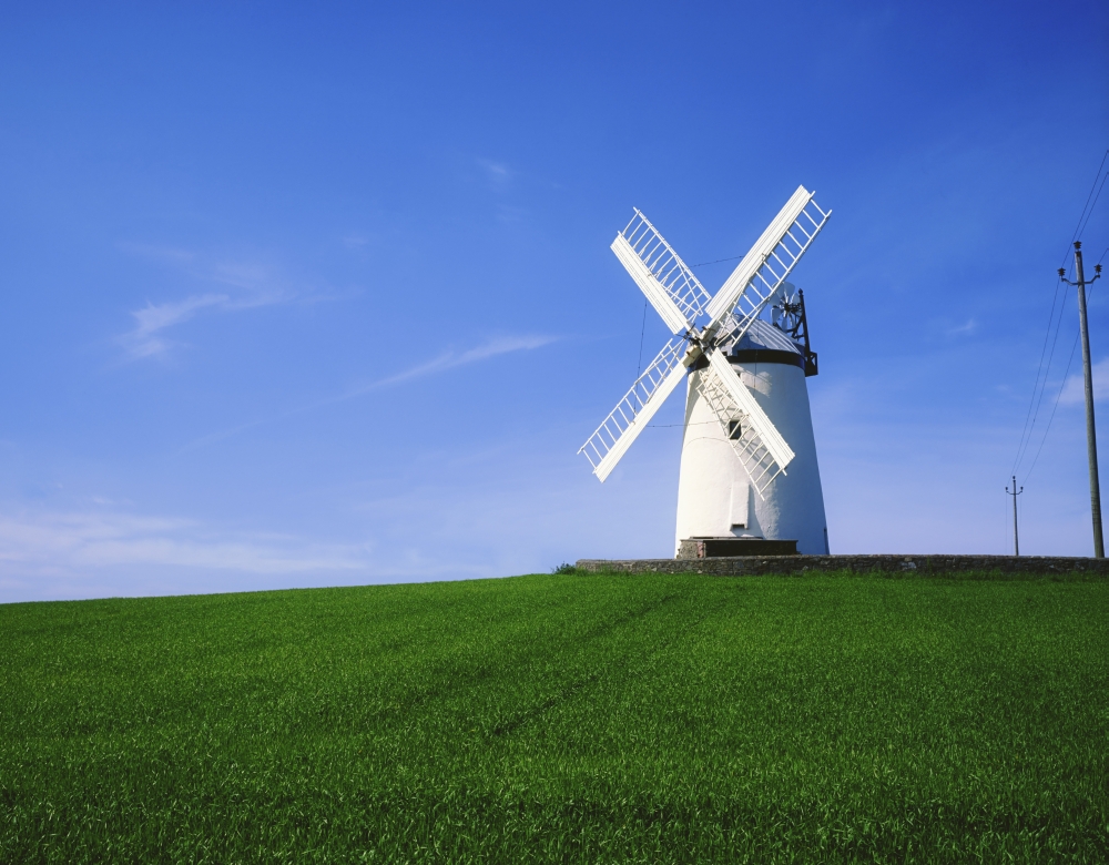 Ballycopeland Windmill Millisle County Down Ireland - Historic Windmill Poster Print by The Irish Image Collection, 17 x 13