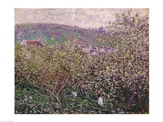 Fruit Pickers 1879 Poster Print by Claude Monet - 36 x 24 in. - Large