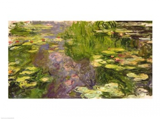 Waterlilies Poster Print by Claude Monet - 36 x 24 in. - Large