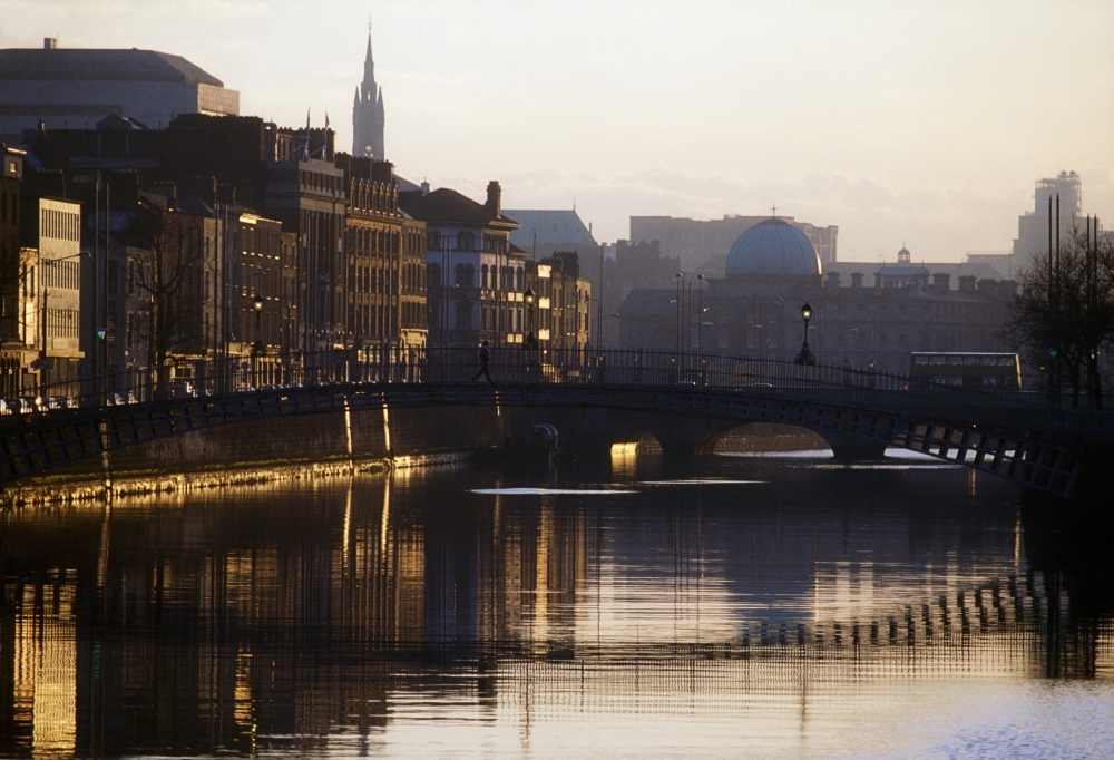 River Liffey Dublin Co Dublin Ireland Poster Print by The Irish Image Collection, 36 x 24 - Large