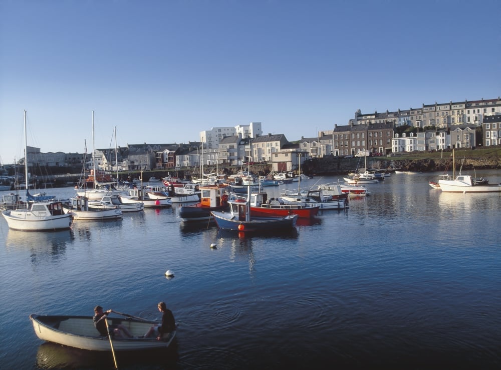 DPI1812788 Portrush Harbour Co Antrim Ireland Poster Print by The Irish Image Collection, 17 x 13