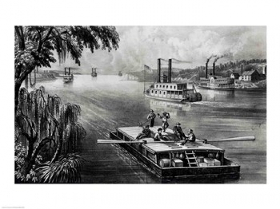 Bound Down The River Poster Print - 36 x 24 in. - Large