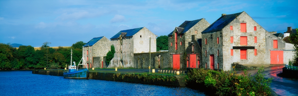 Rathmelton Co Donegal Ireland Poster Print - 34 x 11