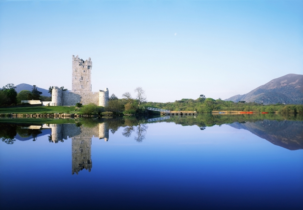 DPI1810951LARGE Lough Leane Ross Castle Killarney National Park County Kerry Ireland Poster Print by The Irish Image Collection, 36 x 24 - Large