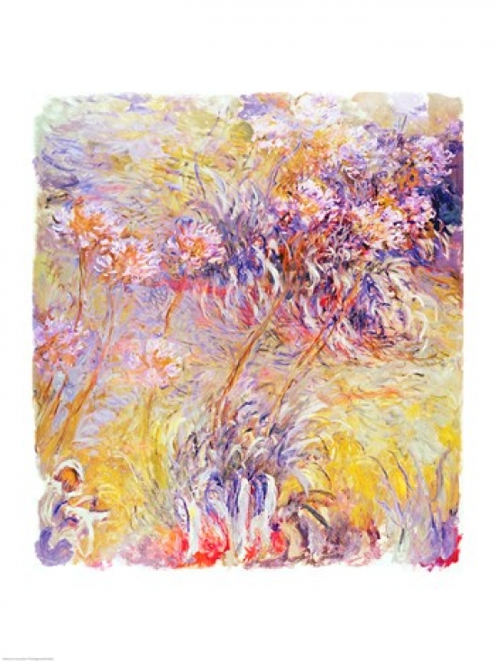 Impression Flowers Poster Print by Claude Monet - 18 x 24 in.