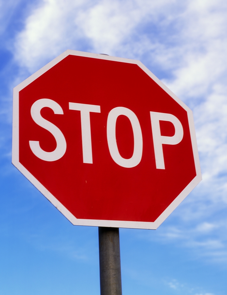 Stop Sign - Ireland Poster Print