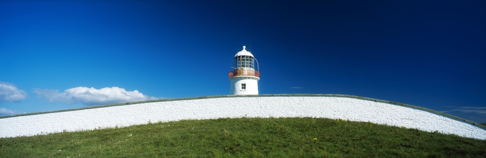 Lighthouse At St Johns Point Donegal Ireland Poster Print by The Irish Image Collection - 37 x 12
