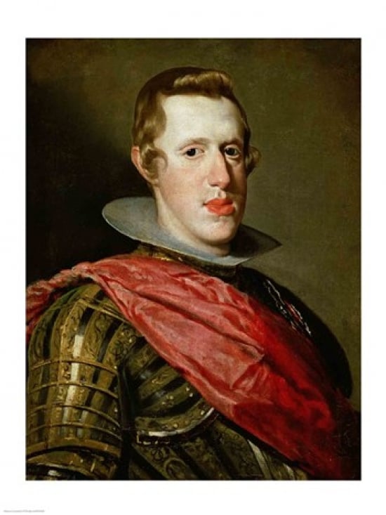 Picture of Posterazzi BALXIR146965 Portrait of Philip IV in Armour Poster Print by Diego Velazquez - 18 x 24 in.