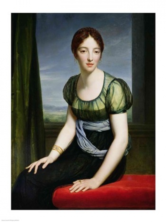 Picture of Posterazzi BALXIR155321LARGE Portrait of Madame Regnault De Saint-Jean DAngely Poster Print by Francois Gerard - 24 x 36 in. - Large