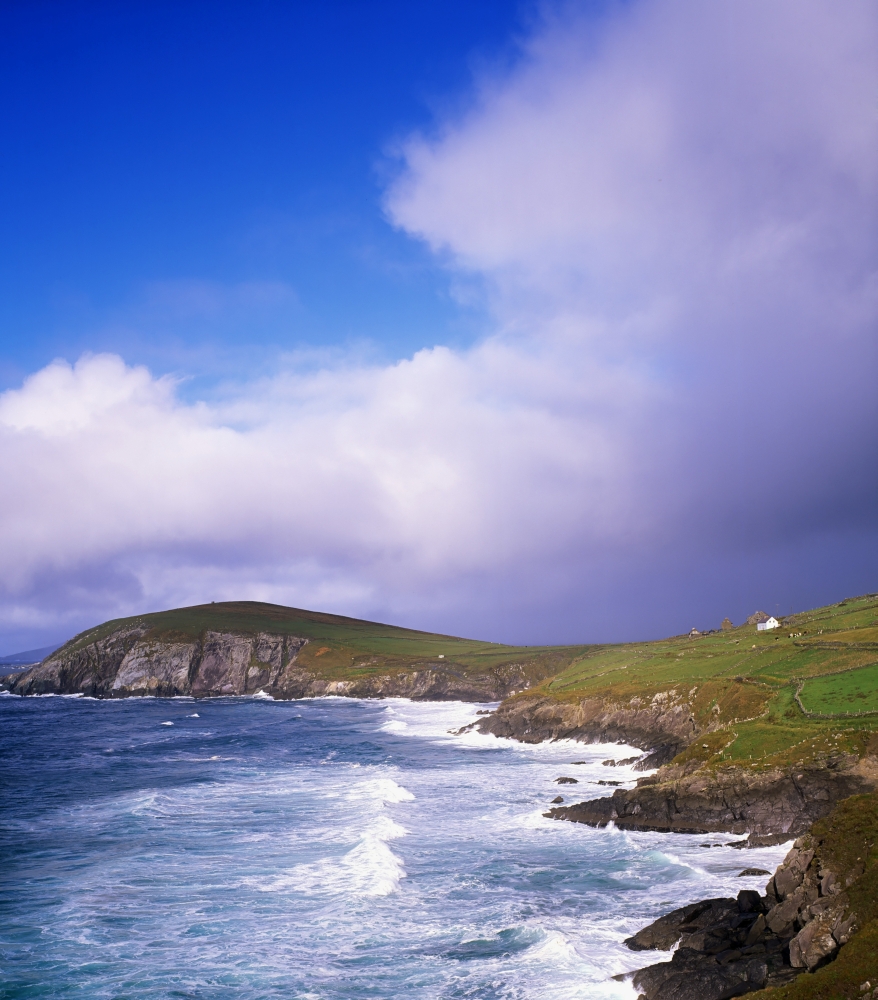 DPI1815978 Co Kerry - Dingle Peninsula Dunmore Head & Blasket Islands Poster Print by The Irish Image Collection, 14 x 16