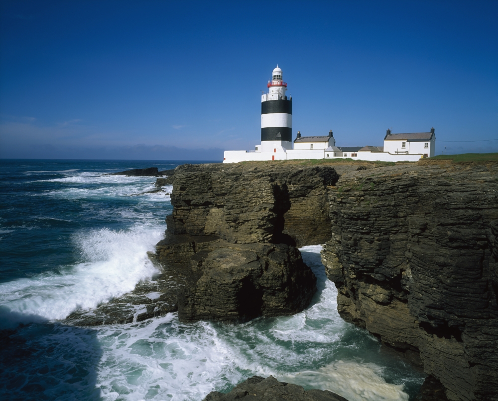 Hook Head Lighthouse Co Wexford Ireland Poster Print by The Irish Image Collection - 17 x 13