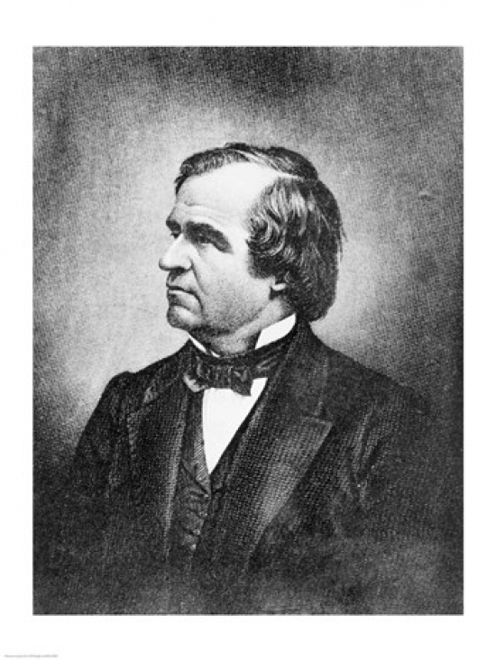 Portrait of Andrew Johnson Poster Print - 24 x 36 in. - Large