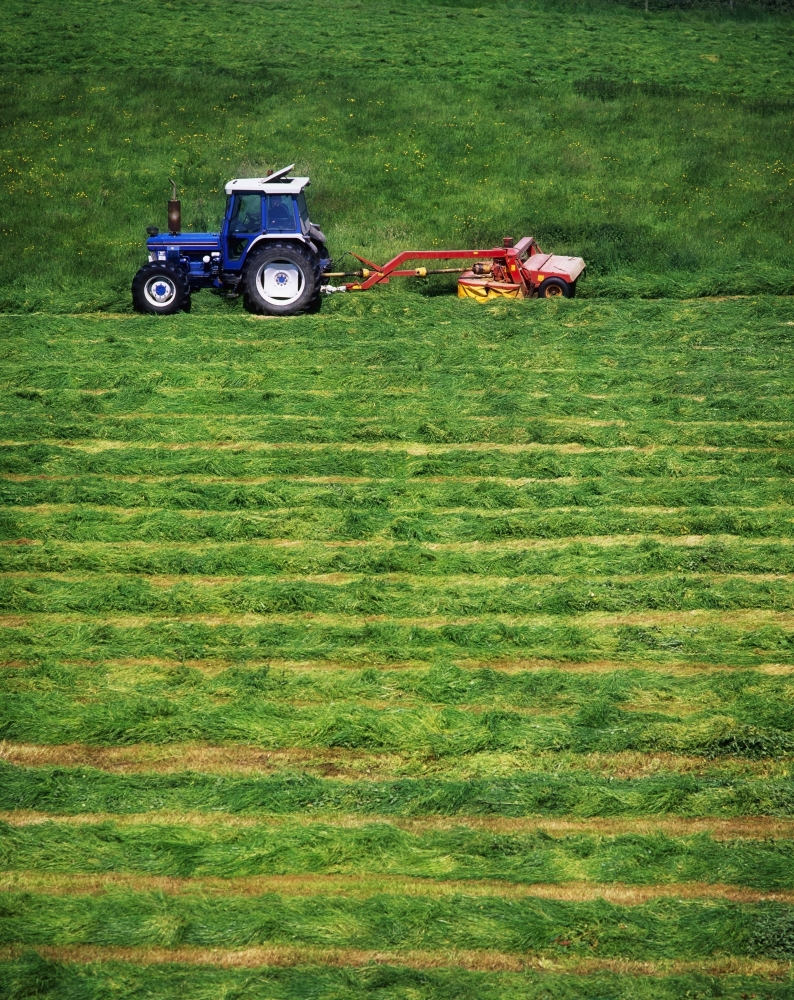 Silage Making Ireland Poster Print by The Irish Image Collection - 13 x 17