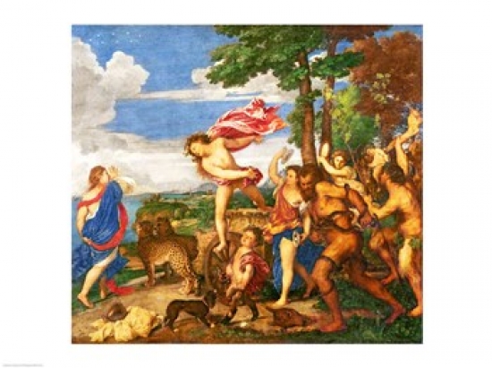 Bacchus & Ariadne Poster Print by Titian - 24 x 18 in.
