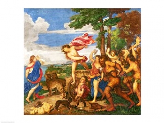 Bacchus & Ariadne Poster Print by Titian - 36 x 24 in. - Large