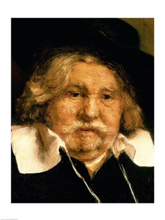 Detail of A Portrait of An Old Man 1667 Poster Print by Rembrandt Van Rijn - 24 x 36 in. - Large