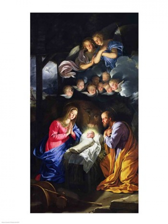 Nativity Poster Print by Philippe De Champaigne - 18 x 24 in.