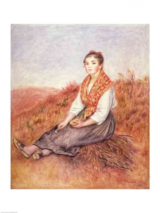 BALBAL76825LARGE Woman with A Bundle of Firewood C.1882 Poster Print by Pierre-Auguste Renoir - 24 x 36 in. - Large