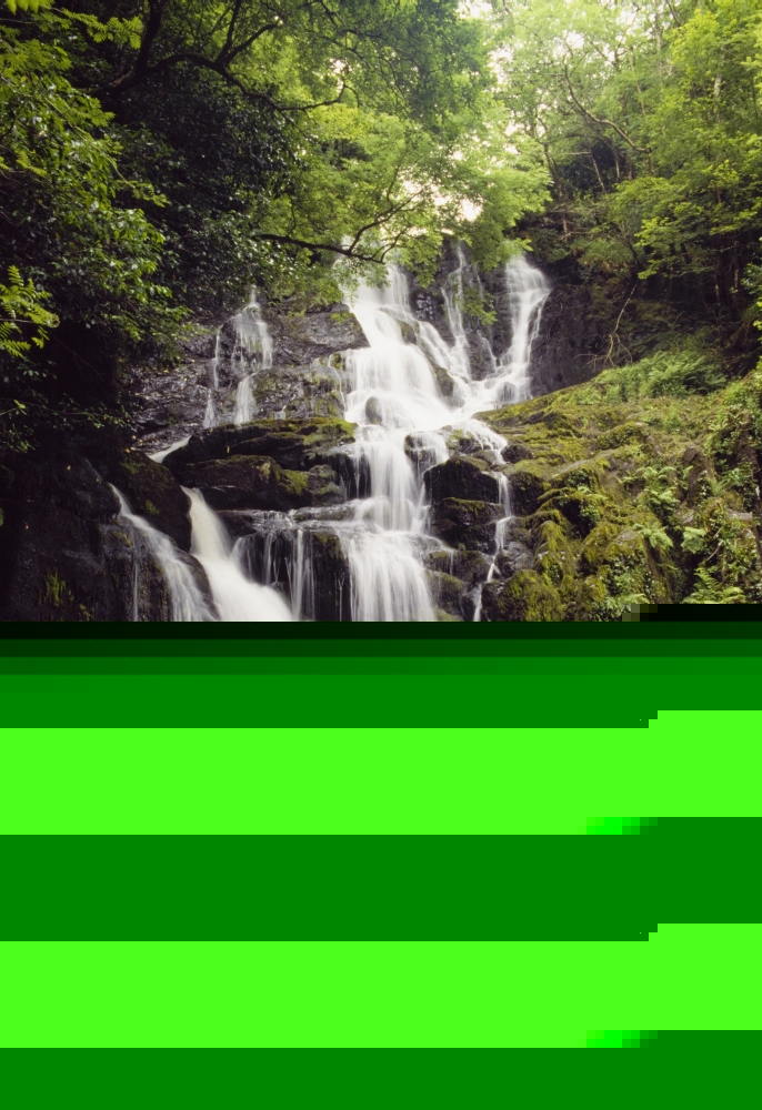 Torc Waterfall Killarney Co Kerry Ireland - Waterfall in Killarney National Park Poster Print by The Irish Image Collection, 24 x 36 - Large