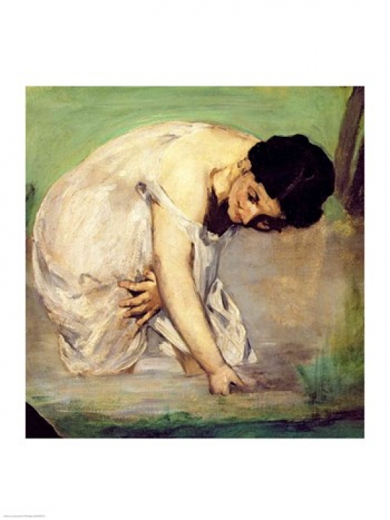 Picture of Posterazzi BALXIR285725 Dejeuner Sur LHerbe 1863 Detail Poster Print by Edouard Manet - 18 x 24 in.