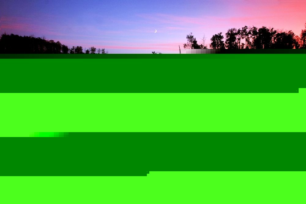 Sunset Over River Poster Print by Richard Wear, 17 x 11