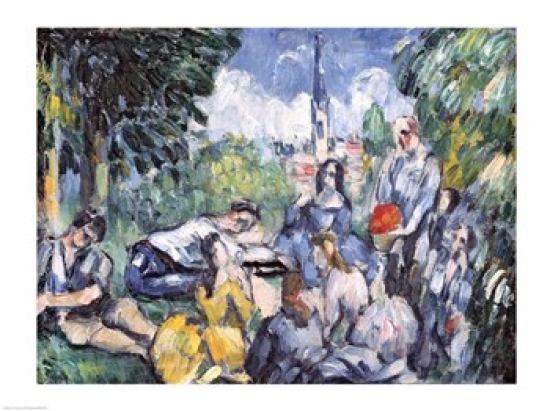 Picture of Posterazzi BALXIR287550 Dejeuner Sur LHerbe 1876-77 Poster Print by Paul Cezanne - 24 x 18 in.