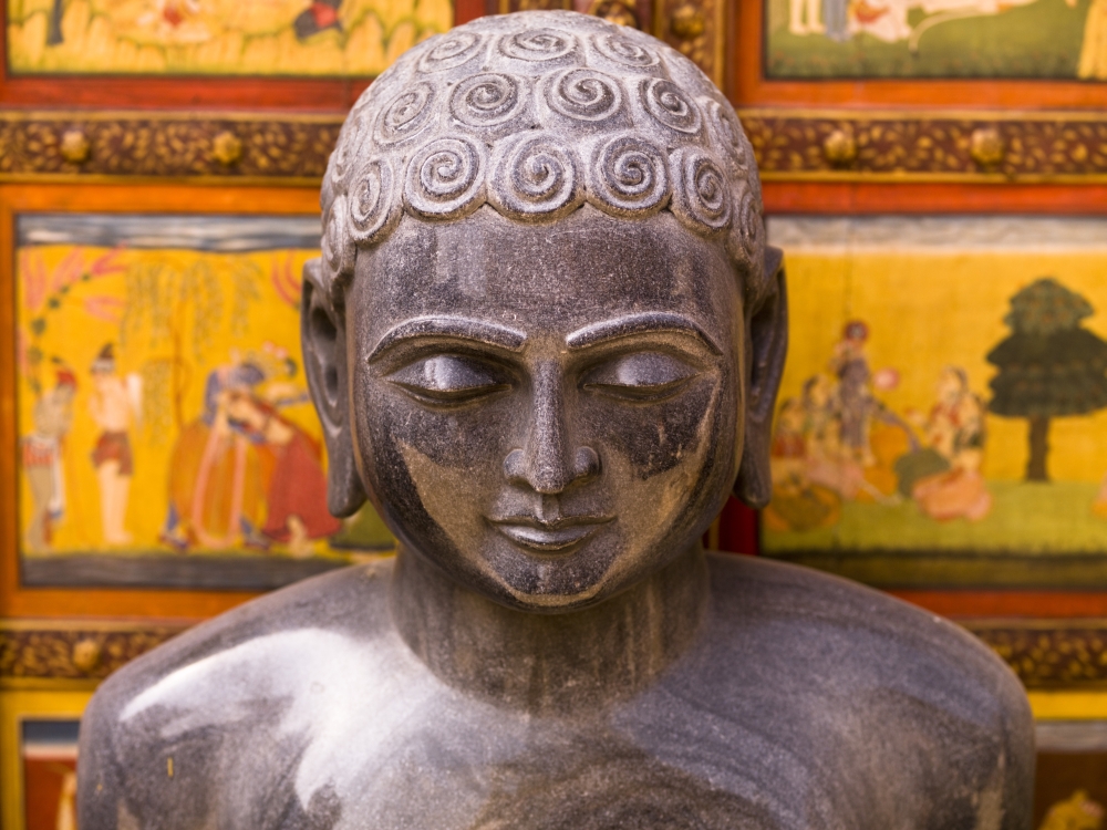 Statue Jaipur India Poster Print by Keith Levit, 36 x 26 - Large