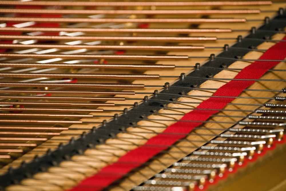 Close Up of Piano Strings Poster Print by David Chapman, 36 x 24 - Large