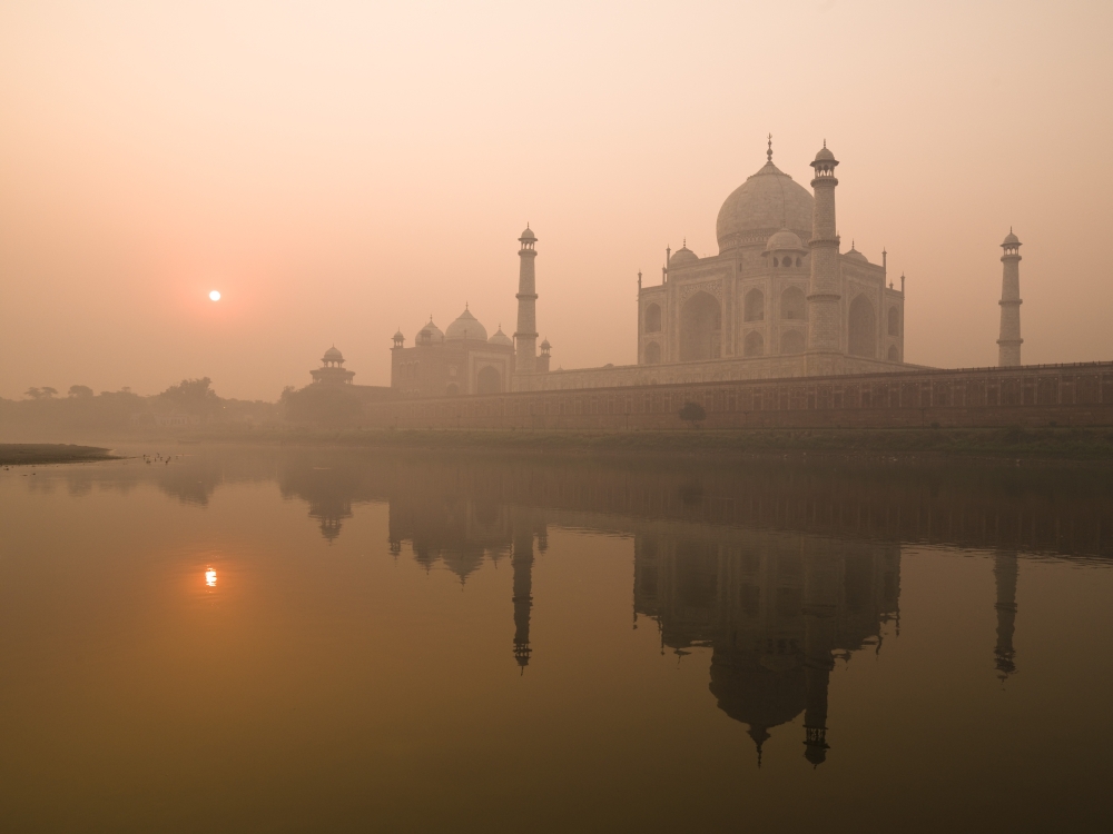 Taj Mahal Agra India Poster Print by Keith Levit, 18 x 13