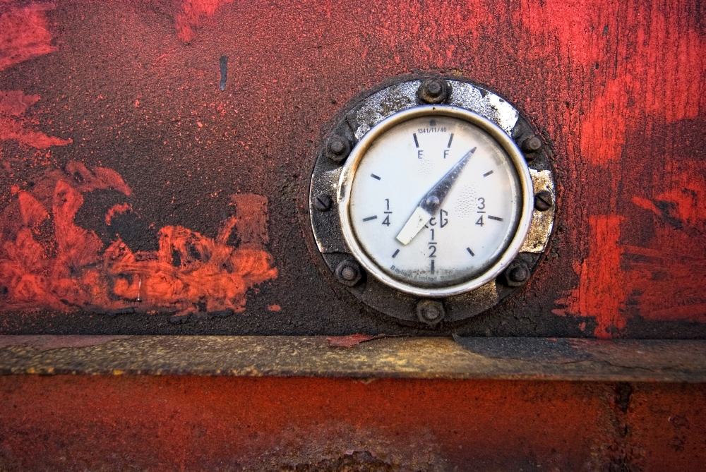 Gas Gauge Poster Print by John Short, 17 x 11