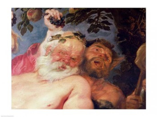 BALXCF263519 Drunken Silenus Supported by Satyrs Poster Print by Peter Paul Rubens - 24 x 18 in.
