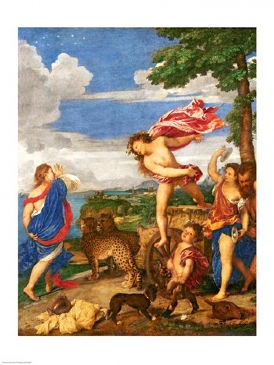 Bacchus & Ariadne Poster Print by Titian - 24 x 36 in. - Large