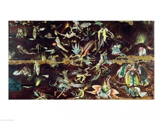 Picture of Posterazzi BALXIR158135LARGE The Last Judgment C.1504 Poster Print by Hieronymus Bosch - 36 x 24 in. - Large