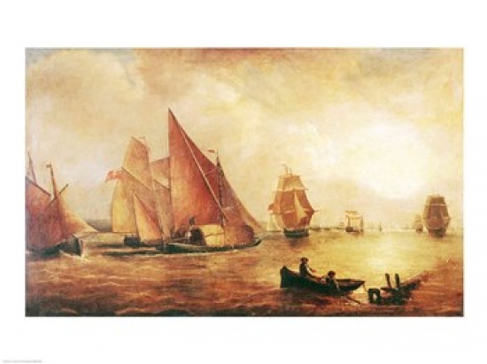 Estuary of The Thames & The Medway Poster Print by J.M.W. Turner - 24 x 18 in.