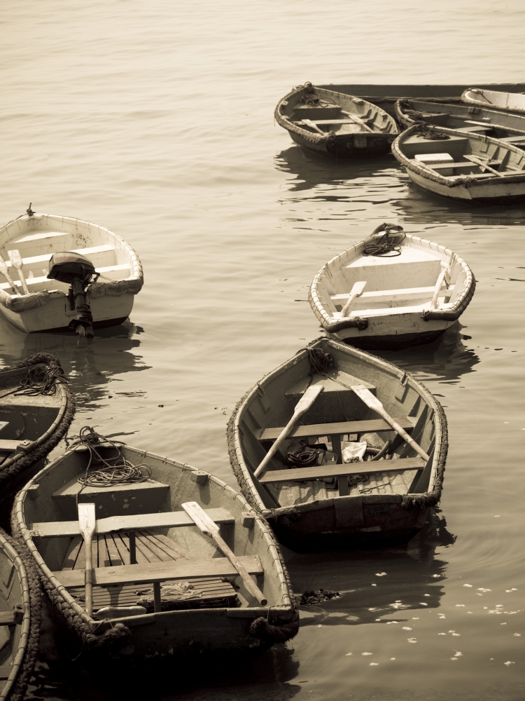 DPI1829247LARGE Fishing Boats On The Water Poster Print by Keith Levit, 26 x 36 - Large