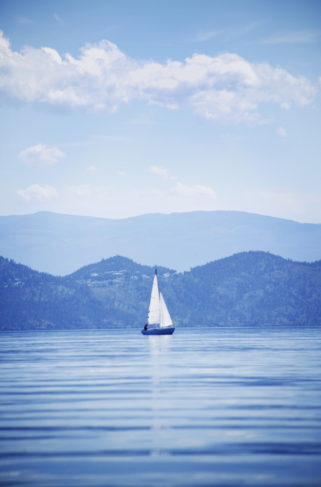 DPI1768081 A Sailboat Poster Print by Kelly Redinger, 11 x 17