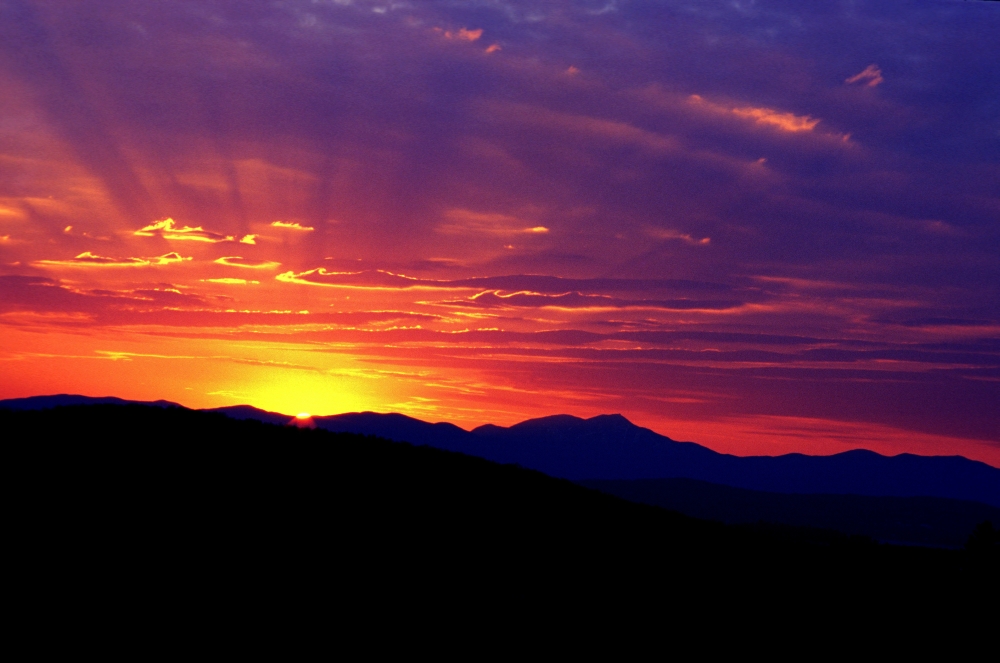 Sunshine Mountain Range Poster Print by David Chapman, 17 x 11
