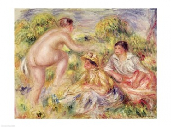 Picture of Posterazzi BALXIR168189 Young Girls in The Countryside 1916 Poster Print by Pierre-Auguste Renoir - 24 x 18 in.