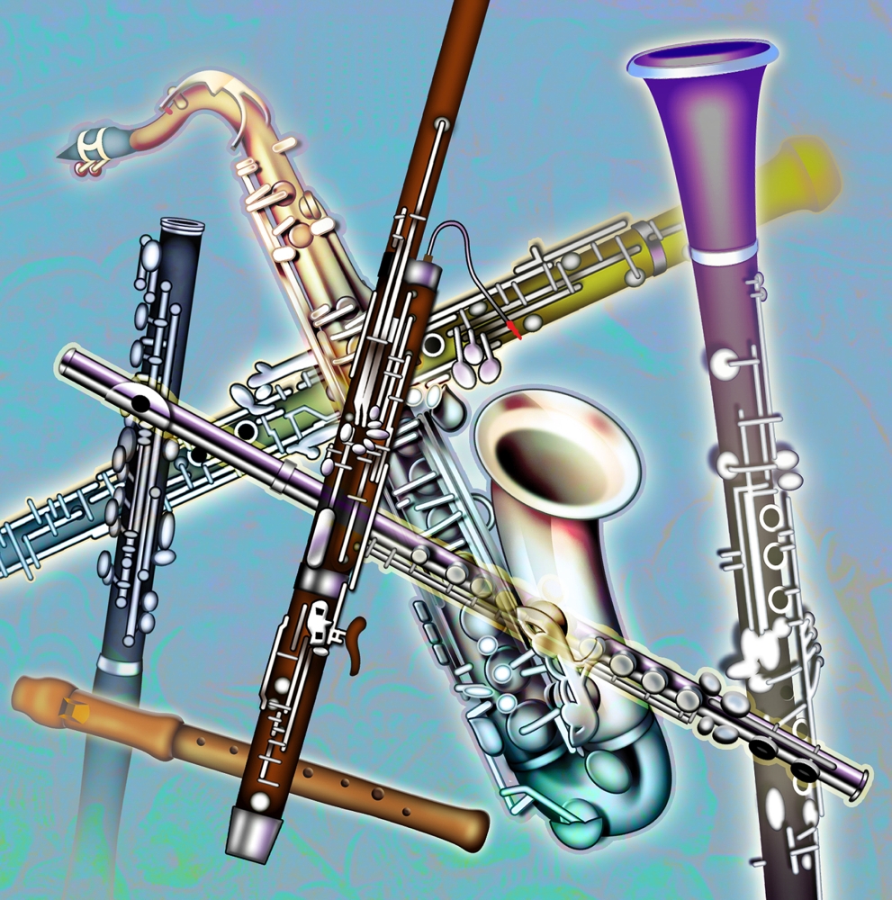 Wind Instruments Poster Print by Design Pics Eye Traveller, 24 x 24 - Large