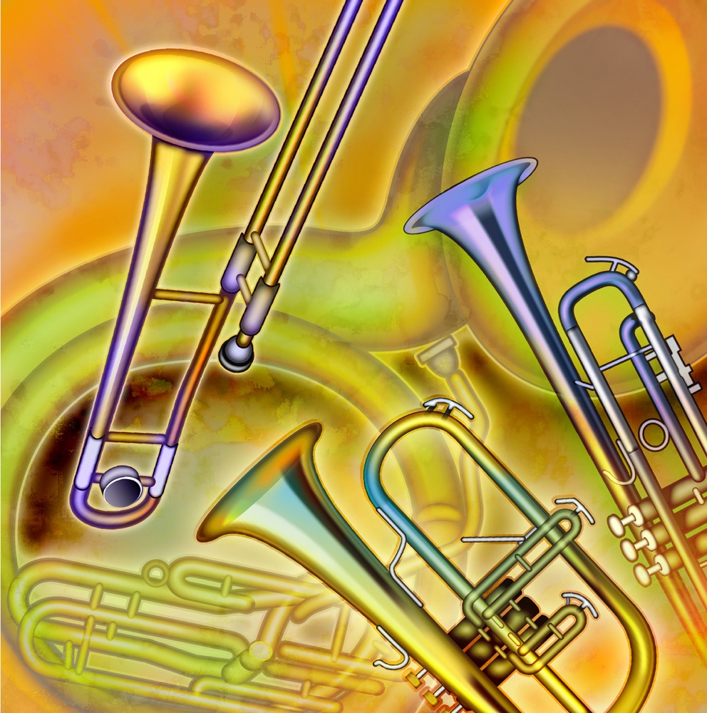 Brass Instruments Poster Print by Design Pics Eye Traveller, 24 x 24 - Large