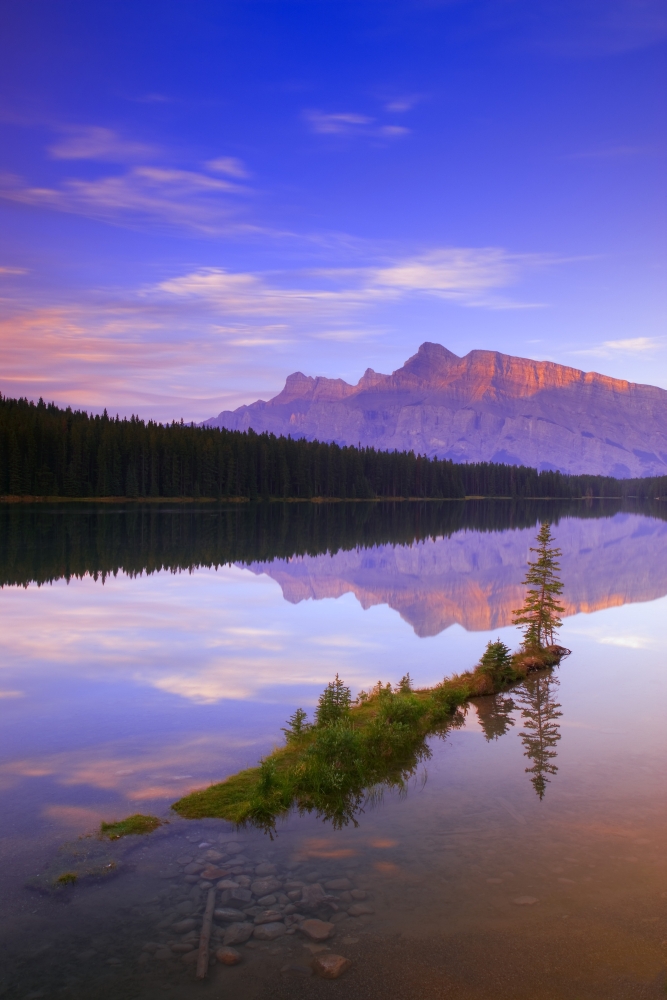 Mount Rundle Alberta Canada Poster Print by Carson Ganci, 22 x 34 - Large