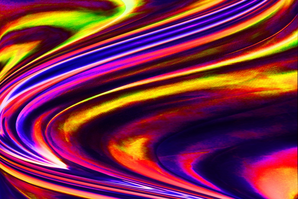 Multicolored Abstract Poster Print by Chris & Kate Knorr - 18 x 12