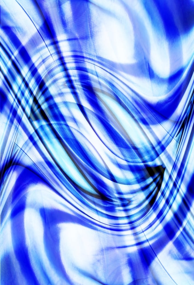 Swirling Abstract Poster Print by Chris & Kate Knorr - 24 x 36 - Large
